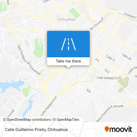 Mapa de Calle Guillermo Prieto
