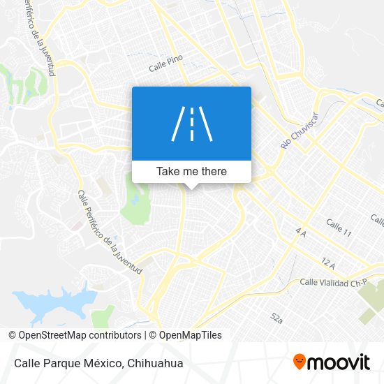 Mapa de Calle Parque México