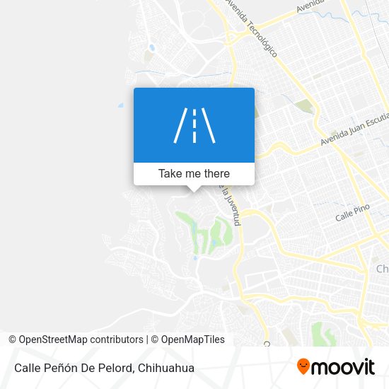 Mapa de Calle Peñón De Pelord