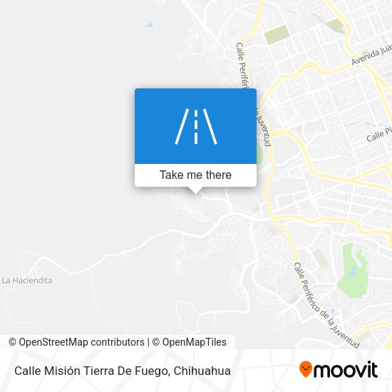 Calle Misión Tierra De Fuego map