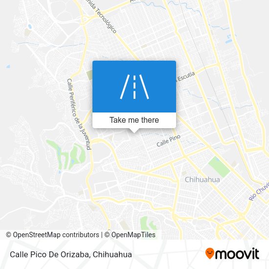 Calle Pico De Orizaba map