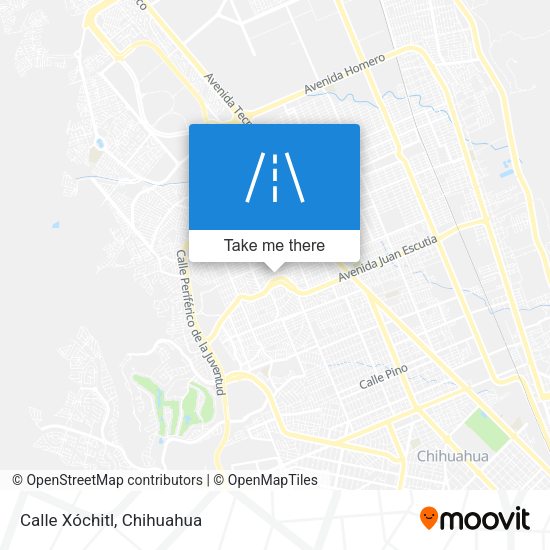 Calle Xóchitl map