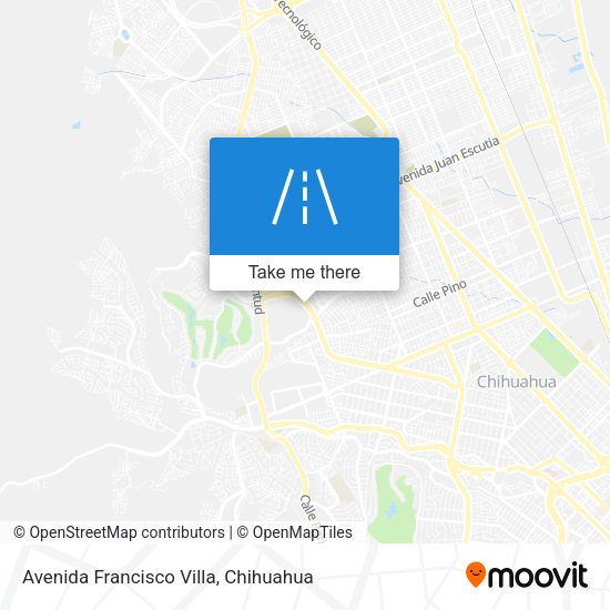 Avenida Francisco Villa map