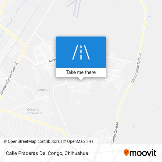 Calle Praderas Del Congo map
