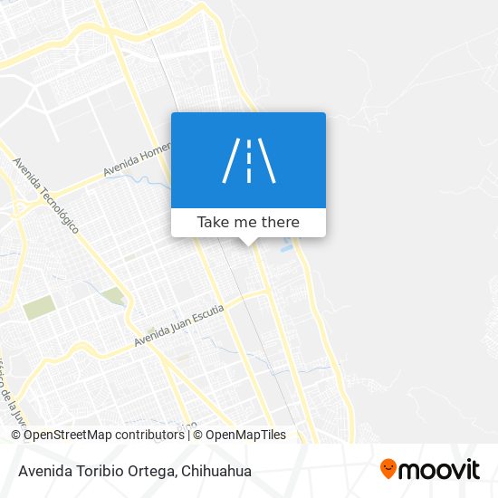 Avenida Toribio Ortega map
