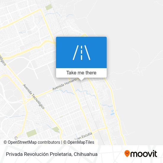 Privada Revolución Proletaria map