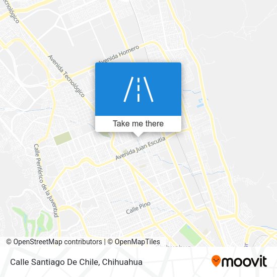 Mapa de Calle Santiago De Chile