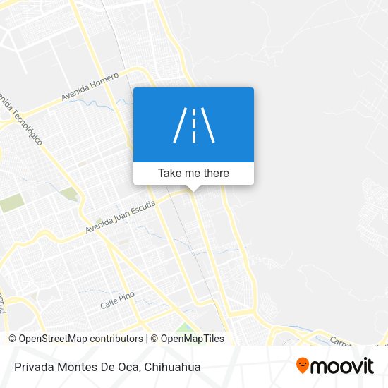 Privada Montes De Oca map