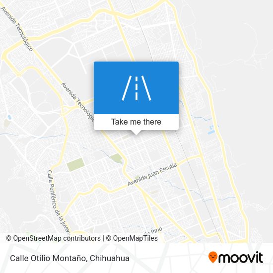 Calle Otilio Montaño map