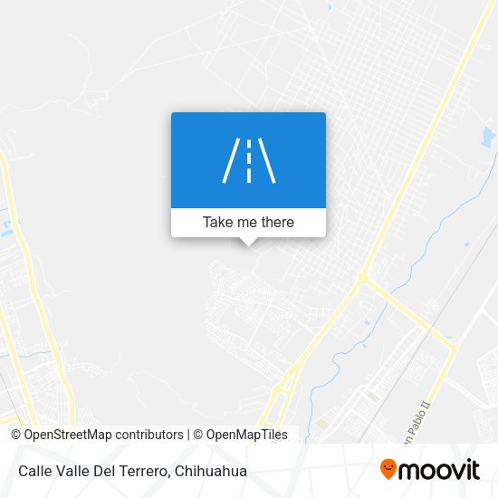 Calle Valle Del Terrero map