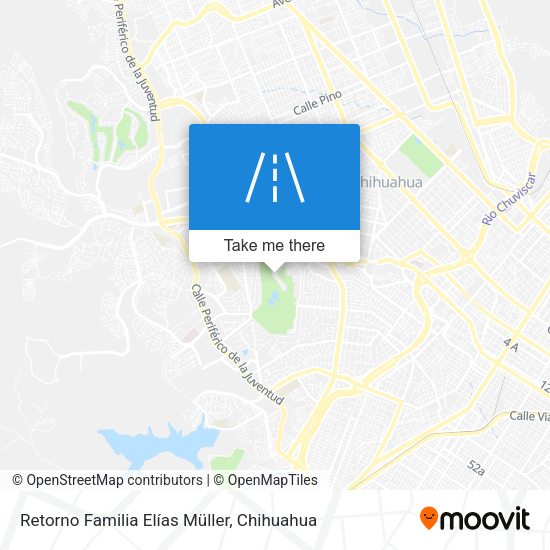 Retorno Familia Elías Müller map