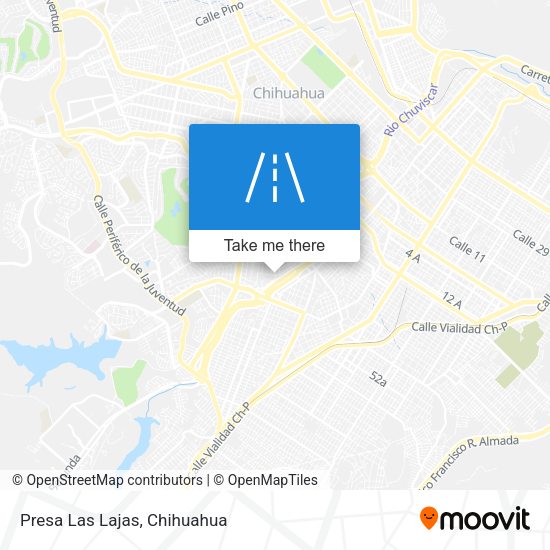 Mapa de Presa Las Lajas
