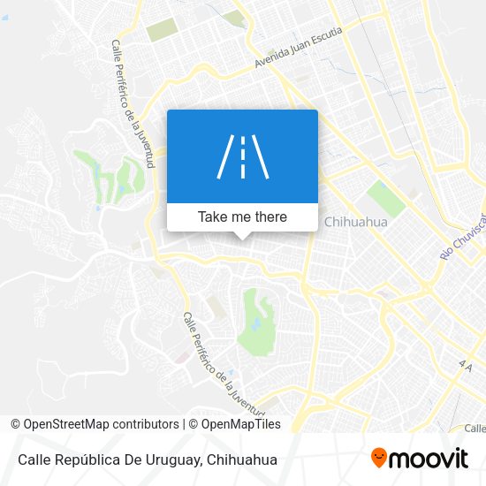 Mapa de Calle República De Uruguay