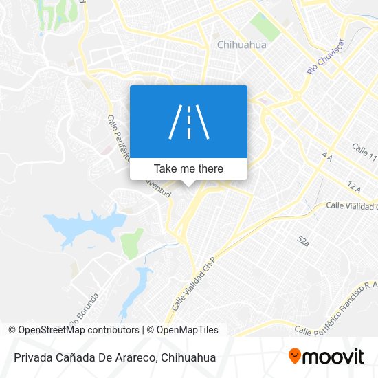 Privada Cañada De Arareco map