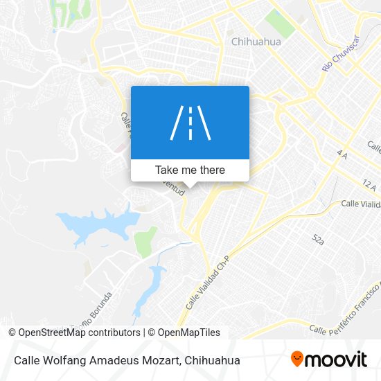 Calle Wolfang Amadeus Mozart map