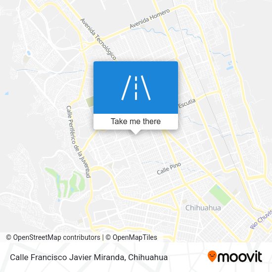 Mapa de Calle Francisco Javier Miranda