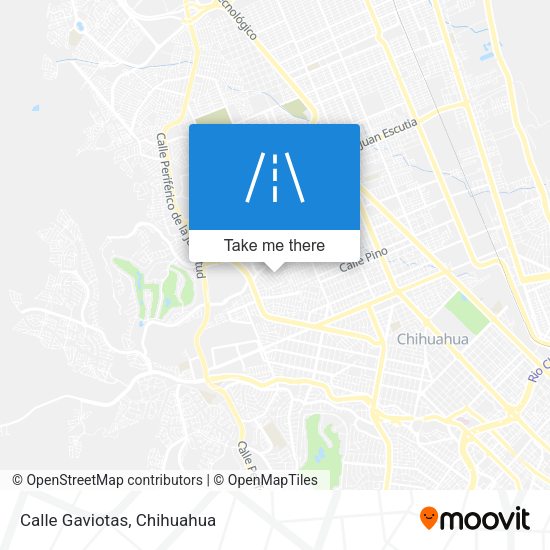 Mapa de Calle Gaviotas