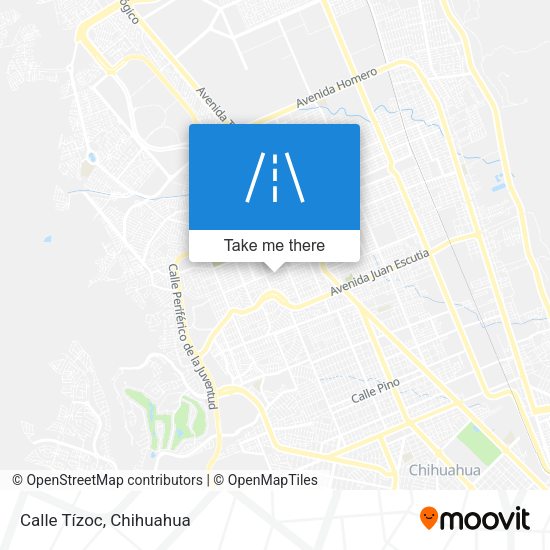 Mapa de Calle Tízoc