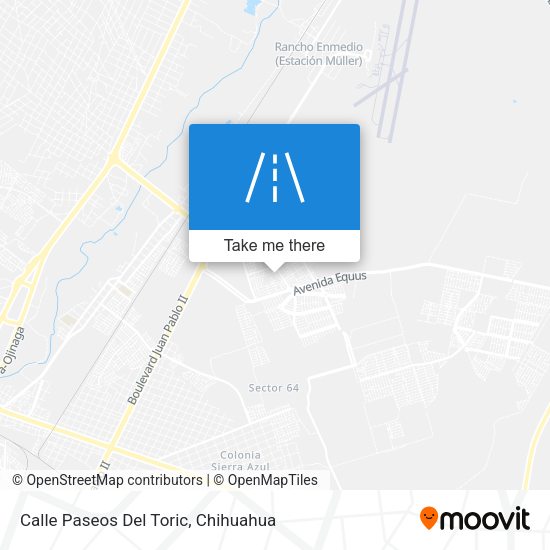 Mapa de Calle Paseos Del Toric