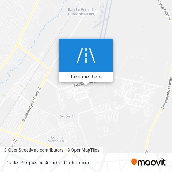Calle Parque De Abadía map