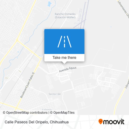 Calle Paseos Del Oripelo map