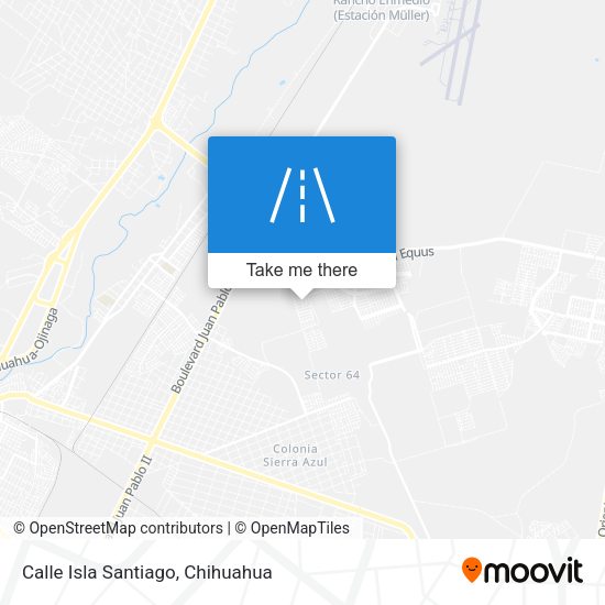 Calle Isla Santiago map
