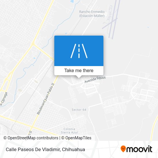 Calle Paseos De Vladimir map