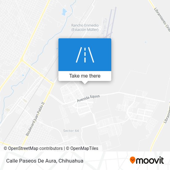 Mapa de Calle Paseos De Aura