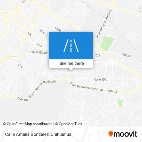 Calle Amalia González map
