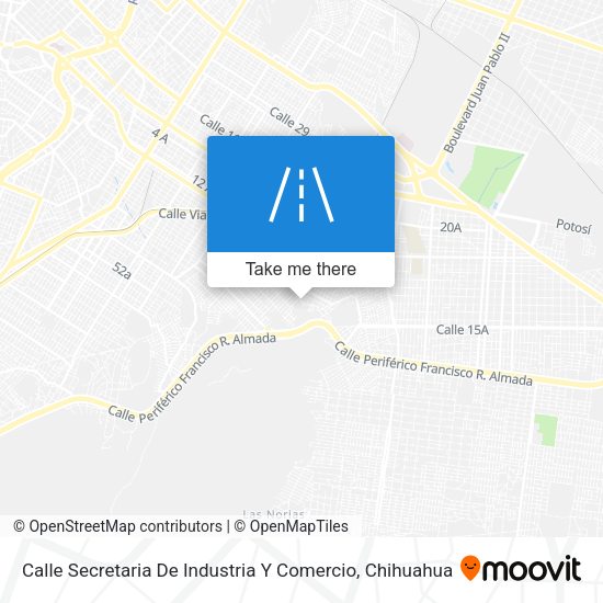 Mapa de Calle Secretaria De Industria Y Comercio