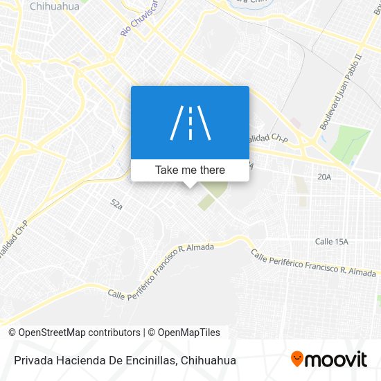 Mapa de Privada Hacienda De Encinillas