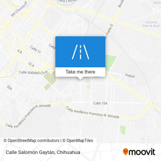 Mapa de Calle Salomón Gaytán