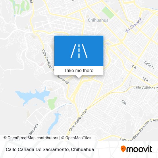 Mapa de Calle Cañada De Sacramento