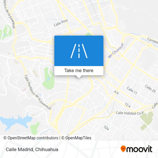 Mapa de Calle Madrid