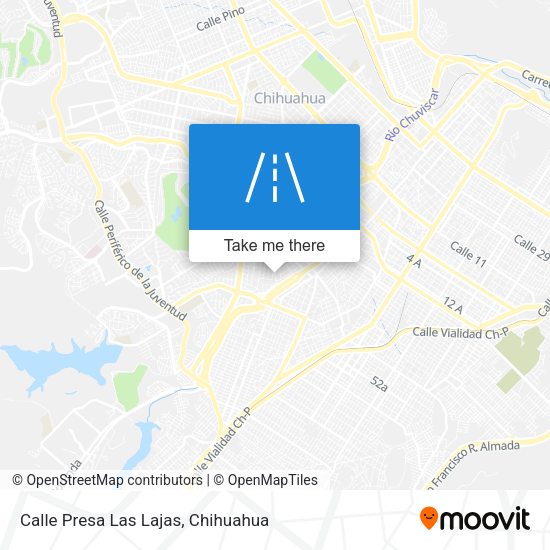 Mapa de Calle Presa Las Lajas