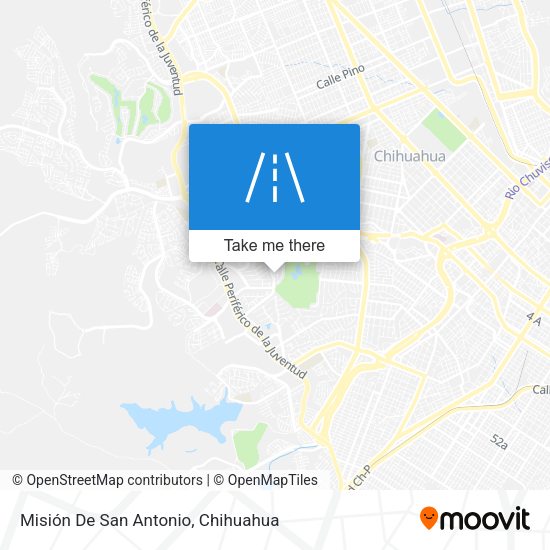 Misión De San Antonio map