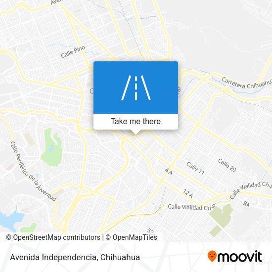 Avenida Independencia map