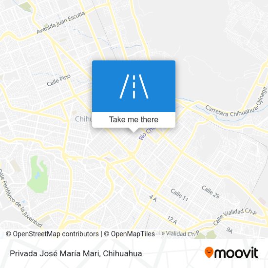 Mapa de Privada José María Mari