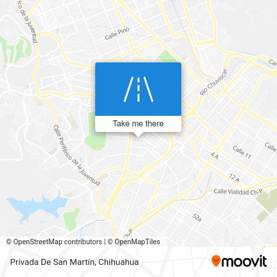 Privada De San Martín map