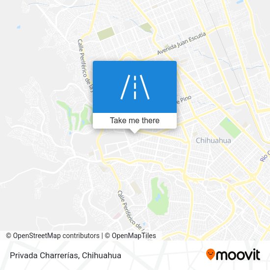Privada Charrerías map