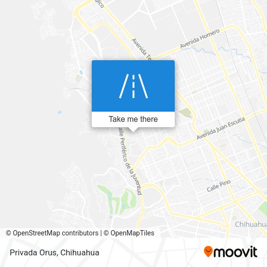 Mapa de Privada Orus