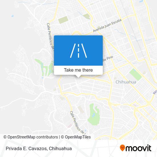 Mapa de Privada E. Cavazos