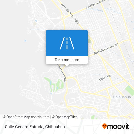 Calle Genaro Estrada map