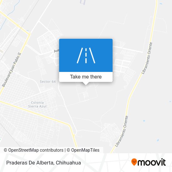 Praderas De Alberta map