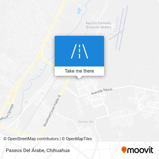 Paseos Del Árabe map