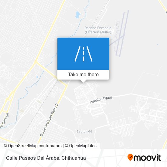 Mapa de Calle Paseos Del Árabe