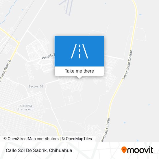 Calle Sol De Sabrik map