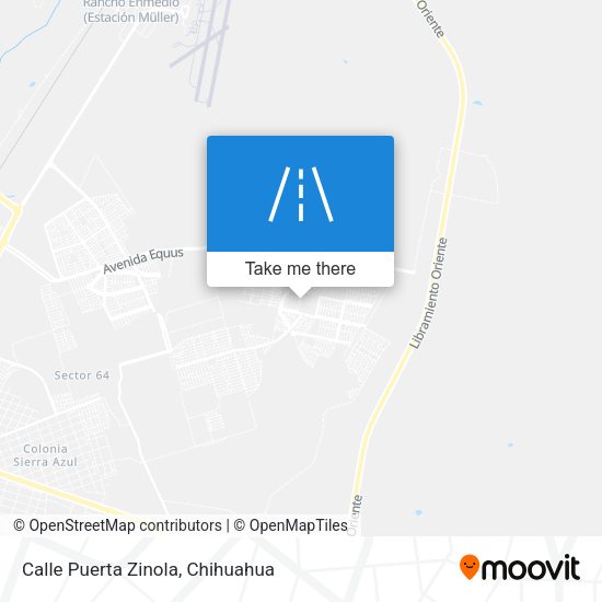 Calle Puerta Zinola map