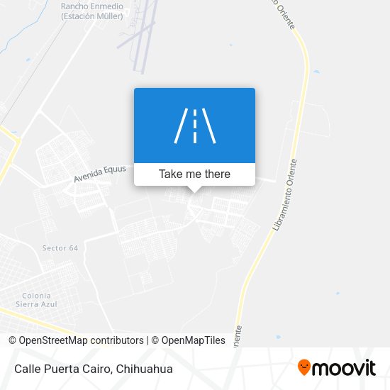 Calle Puerta Cairo map
