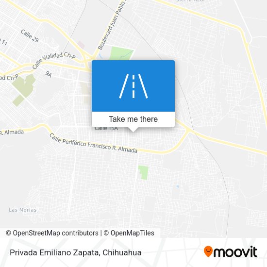 Privada Emiliano Zapata map